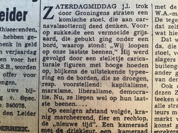 Groningen, from democracy... - Image 7