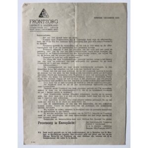 Frontzorg Letter Arnhem