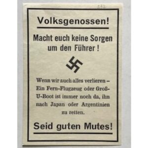 WW2 leaflet