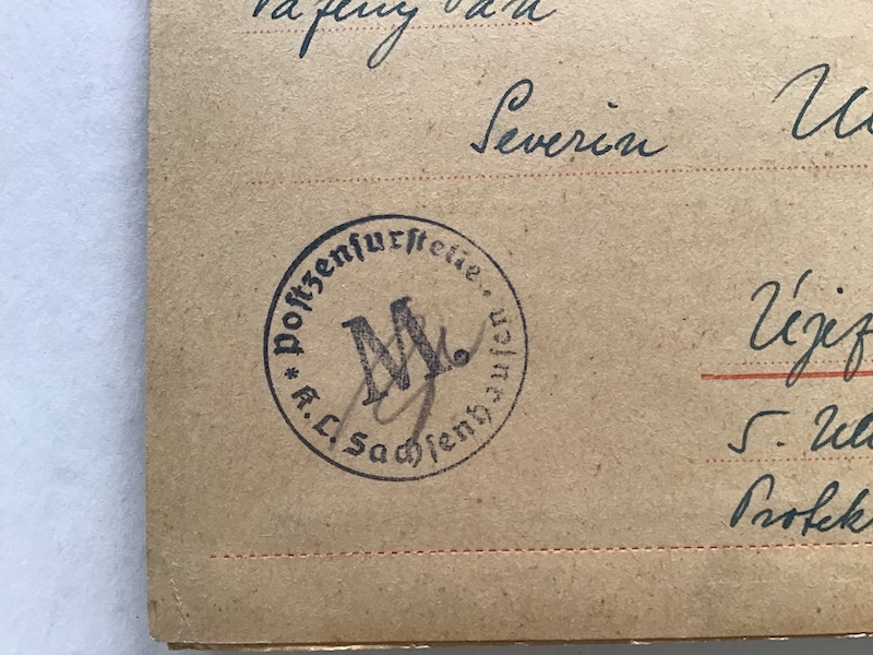 Letter Sachsenhausen - Image 3