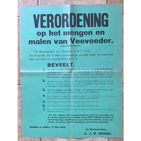 Ordinance of Animal Feed, AALTEN