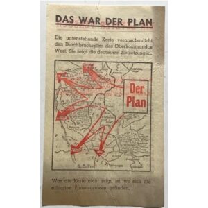 Das war der Plan
