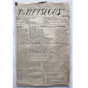De Kletskous Issue No. 1