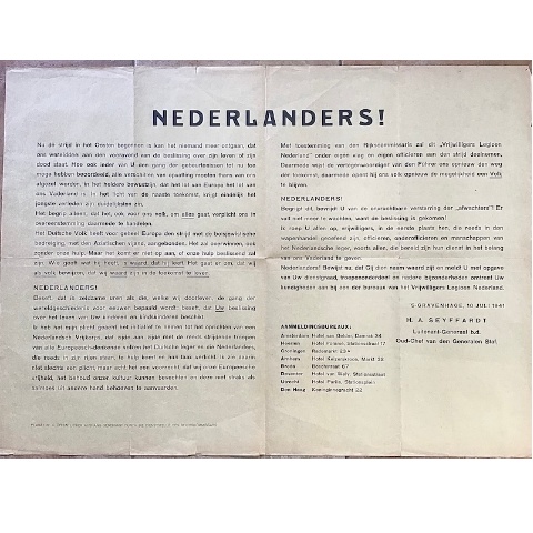 Volunteers Legion Recruitment