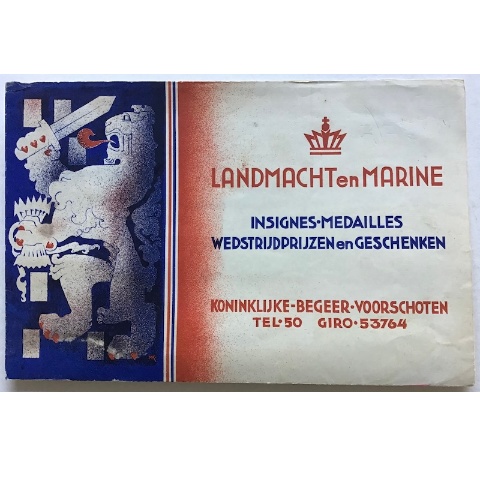 Advertising folder 'Begeer'