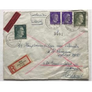SS envelope, to Alkmaar
