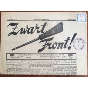 ZWART FRONT, 1st year, no. 6