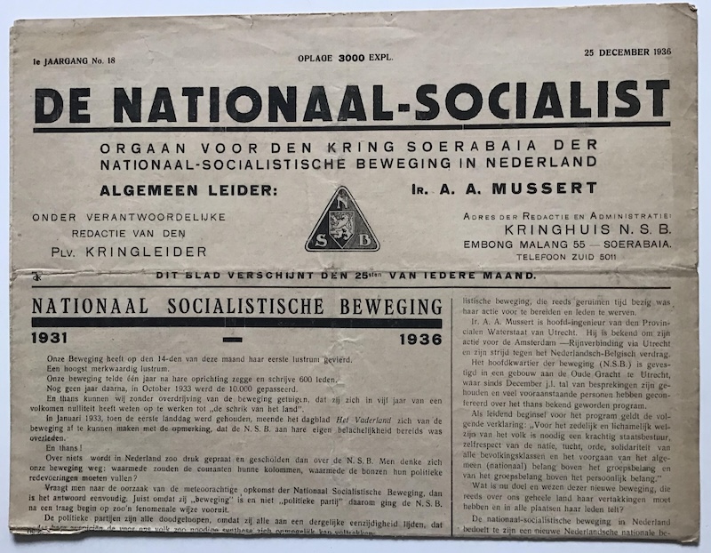Soerabaja NSB Edition, 1936 - Image 2