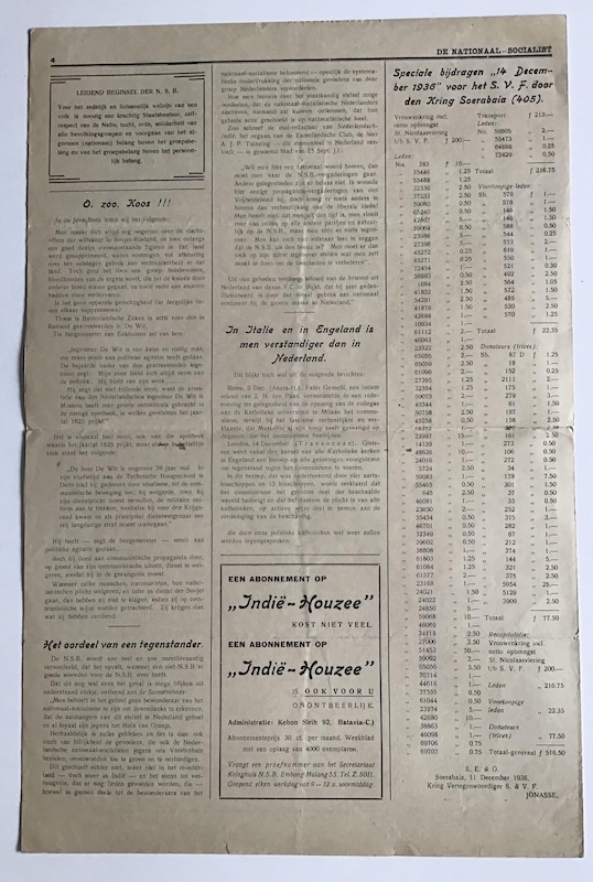 Soerabaja NSB Edition, 1936 - Image 7