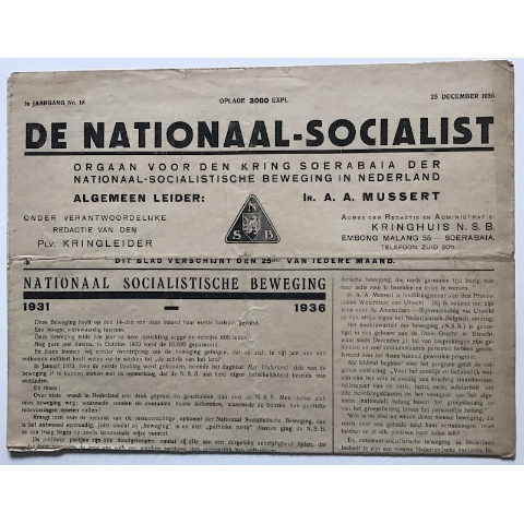 Soerabaja NSB Edition, 1936