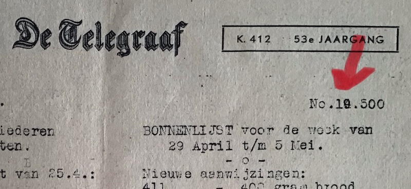 De Telegraaf, April '45, Nr. ?? - Image 3