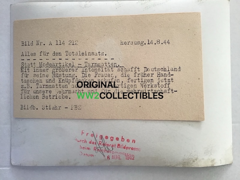 Camouflage Nets 1944 - Image 3