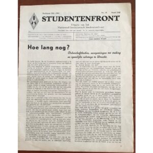 STUDENTENFRONT, March '42, nr 18