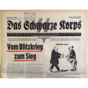 Das Schwarze korps, 2 okt 1941