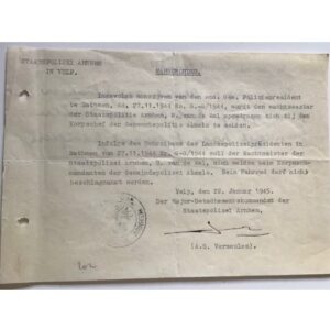 Police Order Arnhem–Almelo