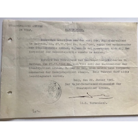 Police Order Arnhem–Almelo