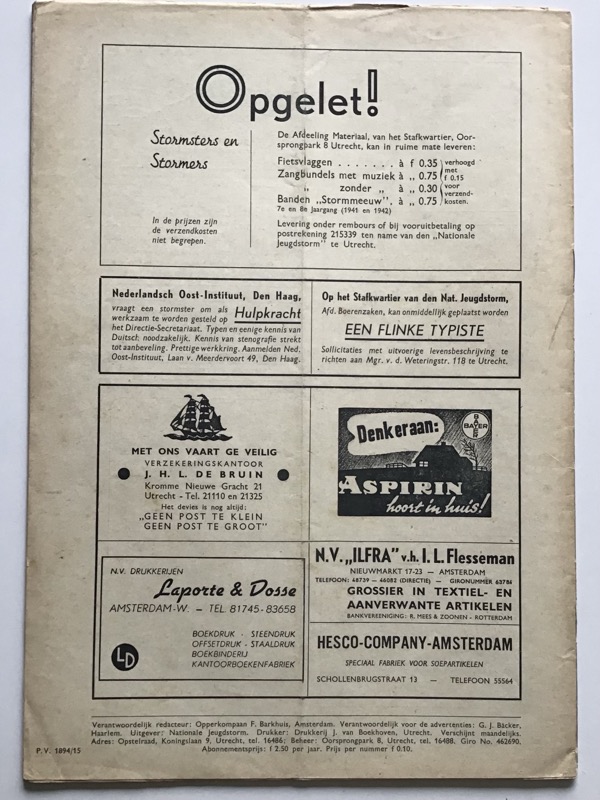 De Stormmeeuw – Aug 1943 Nr. 8 - Image 7