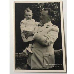 Postcard H.GÖRING with daughter