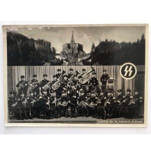 SS Standarte 35 music unit in Kassel with Schloss Wilhelmshöhe
