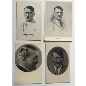 4 Postcards Adolf Hitler