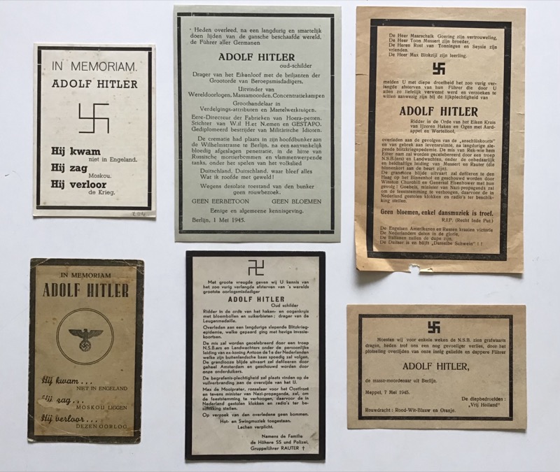 6 Anti-Hitler Satirical Cards - Image 2