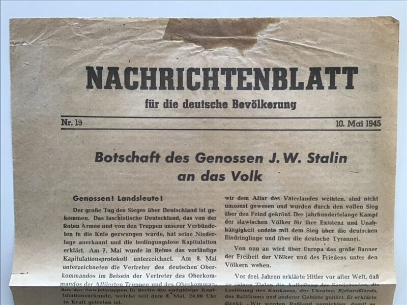 Nachrichtenblatt 10 May 1945 - Image 3