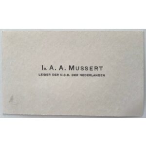 ANTON MUSSERT