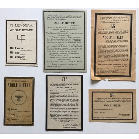 6 Anti-Hitler Satirical Cards