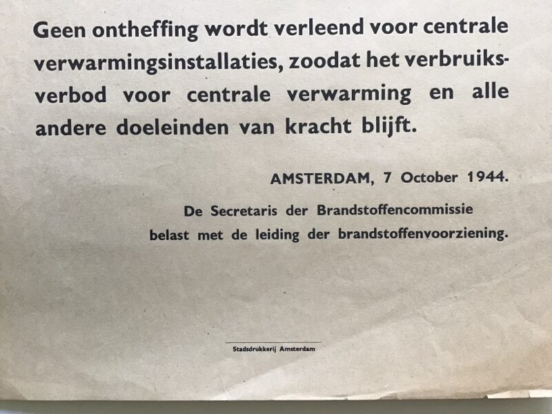 Amsterdam Fuel Restriction Poster - Image 4