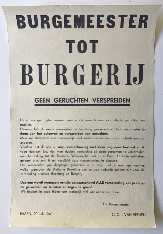 Baarn Rumor Warning - Image 2