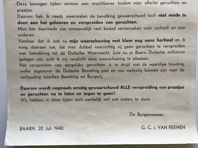 Baarn Rumor Warning - Image 4