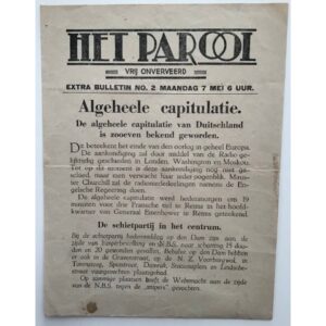 Extra Bulletin Parool, May 7, '45