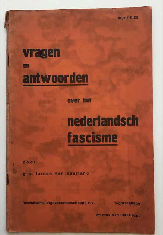 Dutch Fascism Brochure – 1933 - Image 3