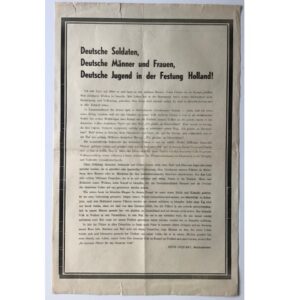 Hitler Death Announcement Poster