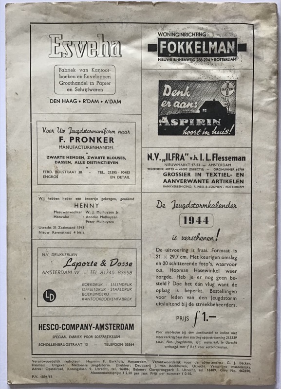 De Stormmeeuw Nov. 1943 Issue - Image 7