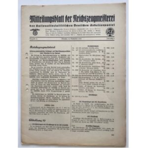 RZM Mitteilungsblatt 1935 No. 25
