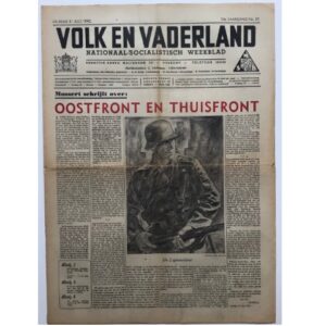 Volk en Vaderland 31 July 1942