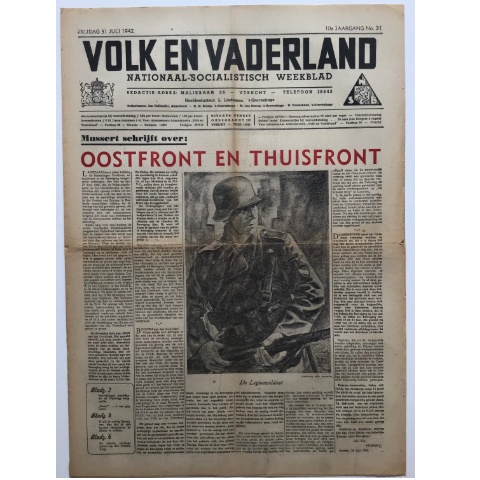 Volk en Vaderland 31 July 1942