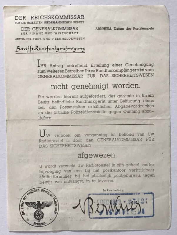 NSB Radio Confiscation Rejection - Image 3