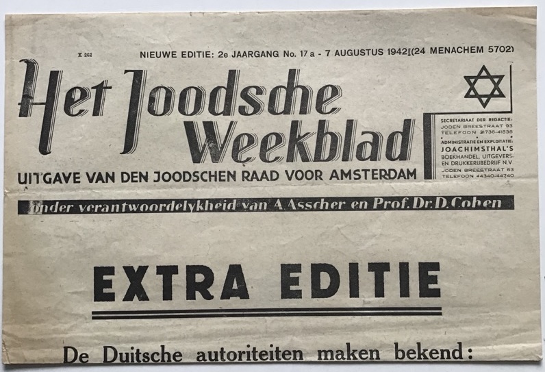 Joodsche Weekblad – Extra Edition - Image 2