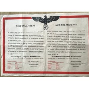 1941 Dutch Volunteer Legion Poster