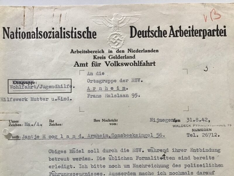NSDAP Letter Arnhem - Image 3