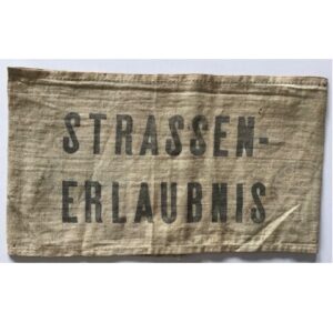 Strassen-Erlaubnis / Sperrzeit