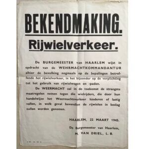 Keep Bikes Off the Road! – Haarlem