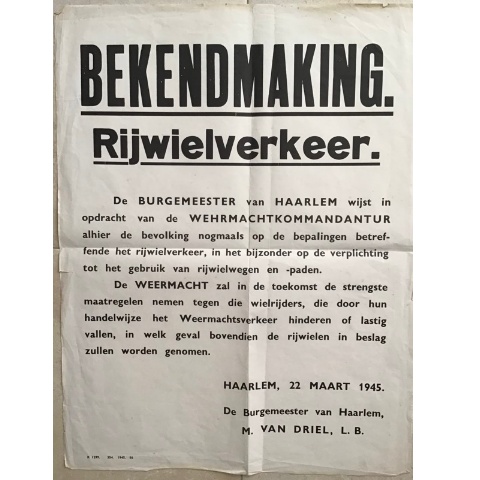 Keep Bikes Off the Road! – Haarlem