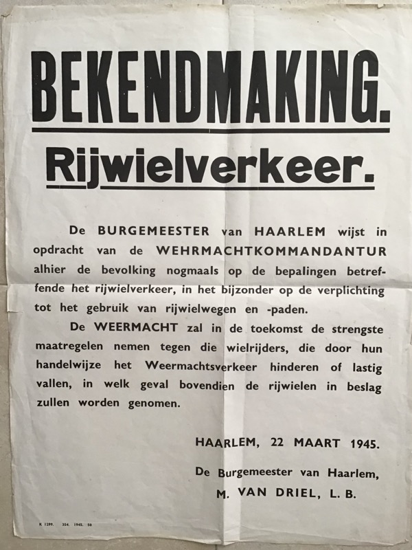 Keep Bikes Off the Road! – Haarlem - Image 2