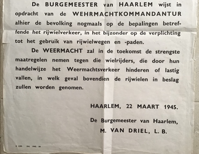 Keep Bikes Off the Road! – Haarlem - Image 4
