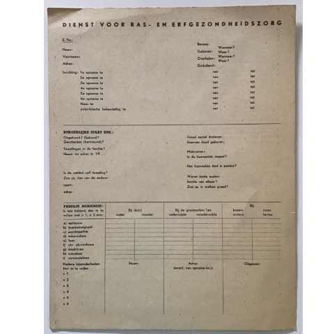 SS Racial Ancestry Questionnaire