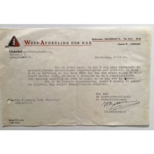 WA Reprimand to Hilversum Commander