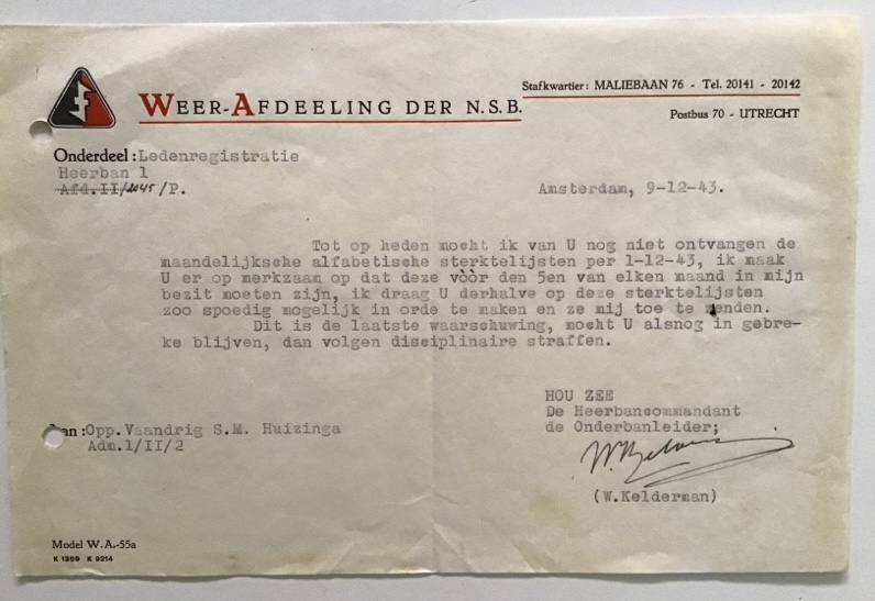 WA Reprimand to Hilversum Commander - Image 2